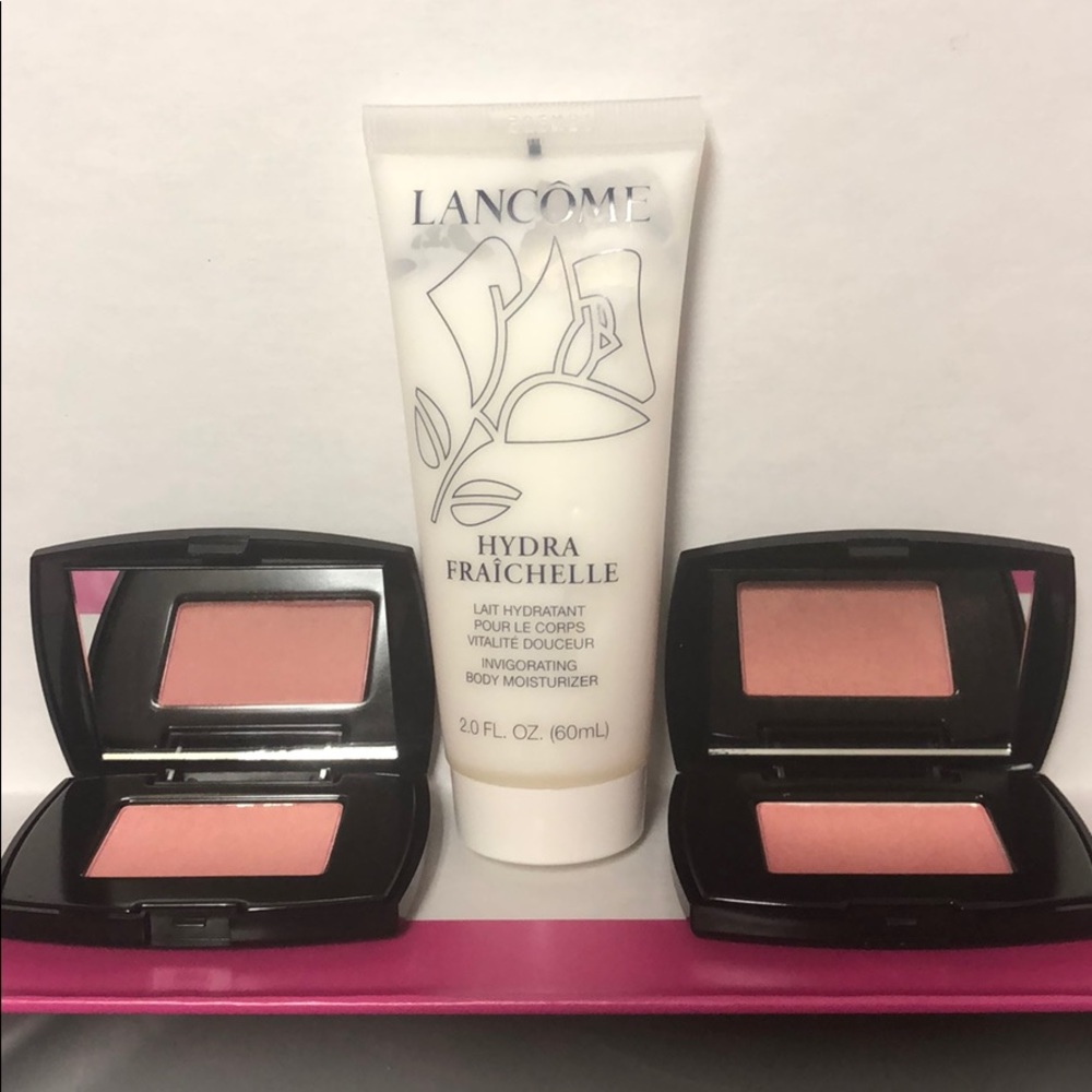 Lancôme 3pc Set - Blush and Hydra Fraichelle